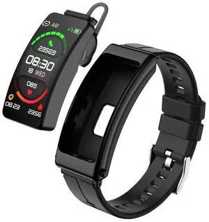 K13 1.14 inch Silicone Band Earphone Detachable Smart Watch Support Bluetooth Call Silicone Band (Black) (Black) K13 1.14 inch Silicone Band Earphone Detachable Smart Watch Support Bluetooth Call Silicone Band (Black) (Black)