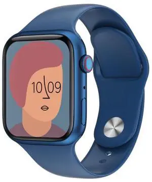 HW22 Pro 1.75 inch HD Screen Smart Watch, Support Bluetooth Dial/Body Temperature Monitoring (Blue) Black