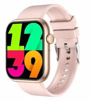 QX7 Pro 2.0 inch BT5.2 Smart Sport Watch, Support Bluetooth Call / Sleep / Blood Sugar / Blood Oxygen / Temperature / Heart Rate / Blood Pressure Health Monitor (Pink)