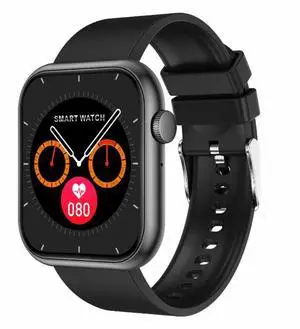 QX7 Pro 2.0 inch BT5.2 Smart Sport Watch, Support Bluetooth Call / Sleep / Blood Sugar / Blood Oxygen / Temperature / Heart Rate / Blood Pressure Health Monitor (Black)