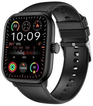 Y80 2.01 inch IPS HD Screen Smart Watch Supports Bluetooth Call / Health Monitoring (Black)