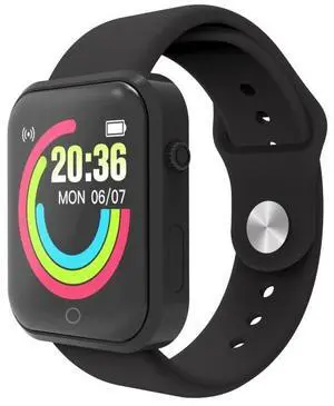 D20L 1.3 inch IP67 Waterproof Color Screen Smart Watch (Black)