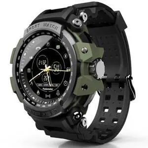 Lokmat MK28 1.4 inch FSTN Screen IP68 Waterproof Smart Watch, Support Information Reminder / Remote Camera / Sport Record (Green)