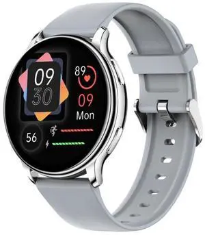 Y33 1.32 inch TFT Color Screen Smart Watch, Support Bluetooth Calling/Blood Pressure Monitoring (Silver)