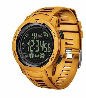 SPOVAN PR3 Outdoor Waterproof Bluetooth Smart Sports Watch (Yellow)