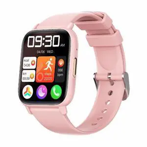 DM60+ 1.83 inch BT5.2 Smart Sport Watch, Support Bluetooth Call / Sleep / Blood Sugar / Blood Oxygen / Temperature / Heart Rate / Blood Pressure Health Monitor (Pink)