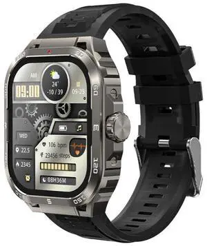 WK WH-03 2.01 inch Smart Watch Supports Bluetooth Calls (Black)