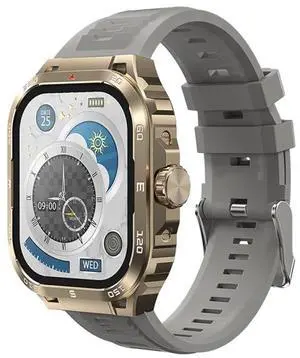 WK WH-03 2.01 inch Smart Watch Supports Bluetooth Calls (Grey)