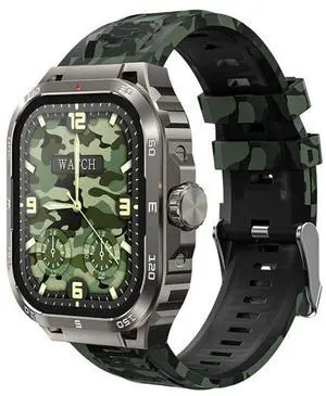 WK WH-03 2.01 inch Smart Watch Supports Bluetooth Calls (Camouflag)