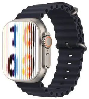 S800 Ultra Max Smart Bracelet, 1.5 inch Silicone Band Smart Watch, Bluetooth Call / Heart Rate / Blood Pressure / Blood Oxygen (Black)