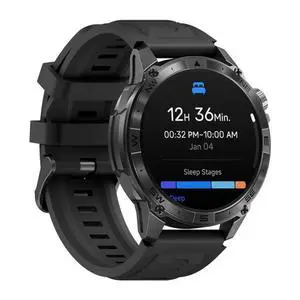 Zeblaze Stratos 2 Plus 1.43 inch Screen 3 ATM Health and Fitness GPS Smart Watch Stratos 2 Plus (Graphite Black)