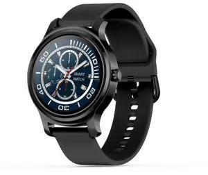 SMA-R2 1.3 inches IPS Screen Smart Watch IP65 Waterproof,Support Call /Message Reminder /Dual-mode Bluetooth 3.0 + 4.0/ Sleeping Monitoring /Sedentary Reminder (Black Silicone Strap)