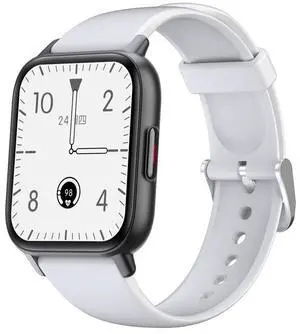 QS16 Pro 1.83 inch BT5.0 Smart Sport Watch, Support Bluetooth Call / Sleep / Blood Oxygen / Temperature / Heart Rate / Blood Pressure Health Monitor (White)