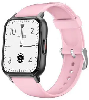 QS16 Pro 1.83 inch BT5.0 Smart Sport Watch, Support Bluetooth Call / Sleep / Blood Oxygen / Temperature / Heart Rate / Blood Pressure Health Monitor (Pink)
