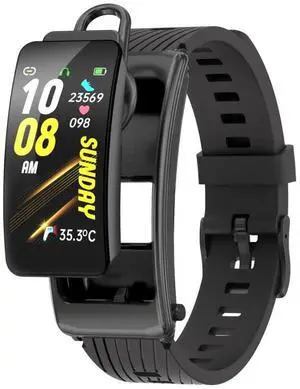 K20 1.14 inch Silicone Band Earphone Detachable Life Waterproof Smart Watch Support Bluetooth Call Silicone Band (Black) (Black) K20 1.14 inch Silicone Band Earphone Detachable Life Waterproof Smart Watch Support Bluetooth Call Silicone Band (Black) (Black)
