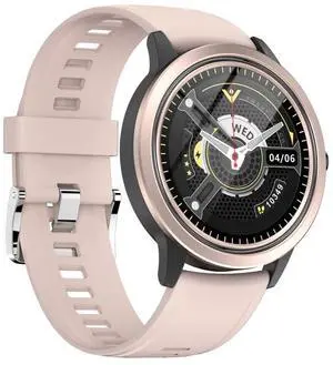 A60 1.32 inch IPS HD Screen Smart Watch, Support Bluetooth Calling/Blood Pressure Monitoring (Pink)