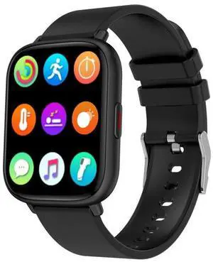 Q9 Pro GT2 1.85 inch TFT HD Screen Smart Watch, Support Body Temperature Monitoring/Heart Rate Monitoring (Black)