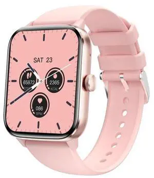 QS11 1.91 inch BT5.2 Smart Sport Watch, Support Sleep / Heart Rate / Blood Oxygen / Blood Pressure Health Monitor (Pink)