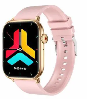 QX9 1.96 inch BT5.2 Smart Sport Watch, Support Bluetooth Call / Sleep / Blood Oxygen / Heart Rate / Blood Pressure Health Monitor (Pink)