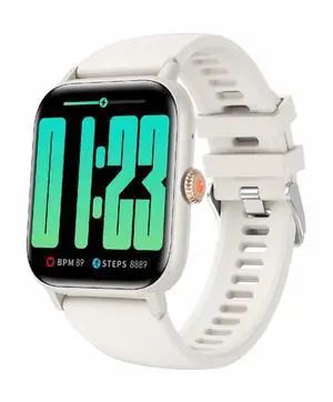 QS13 1.83 inch BT5.2 Smart Sport Watch, Support Bluetooth Call / Sleep / Blood Sugar / Blood Oxygen / Heart Rate / Blood Pressure Health Monitor (White)