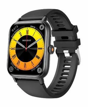 QS13 1.83 inch BT5.2 Smart Sport Watch, Support Bluetooth Call / Sleep / Blood Sugar / Blood Oxygen / Heart Rate / Blood Pressure Health Monitor (Black)