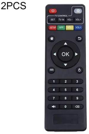 2 PCS x96 Set-Top Box Remote Control for T95M / T95N / X96 mini / M8s / T95X (Black)