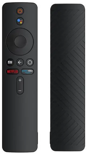 For Xiaomi MiBox S Black For MiBox S Solid Color Silicone Protective Cover For MiBox S Black (Black)