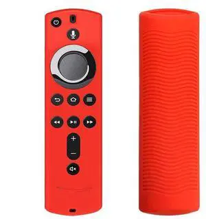 For Amazon Fire TV Stick 4K 2nd Remote Control Anti-Fall Silicone Protective Case (Red)