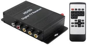 High Speed ISDB-T Mobile Digital Car TV Receiver, Suit for Brazil / Peru / Chile etc. South America Market(Black)