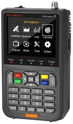 GTMedia Full HD Digital Satellite Finder With 3.5 Inch LCD Screen With Bag (With Bag)
