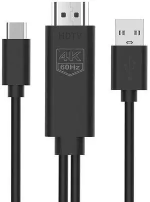 UC502 USB-C / Type-C 4K 60Hz HDTV Plastic Cable