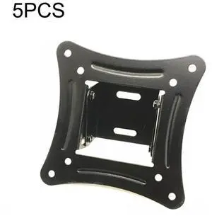 5 PCS TV Monitor Universal Stand Mini Simple Vertical Display Hanger Holder (Black)