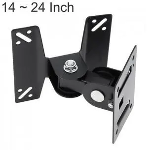 Universal Rotated TV PC Monitor Wall Mount Bracket for 14 ~ 24 Inch LCD LED Flat Panel TV with 180 degrees around the pivot