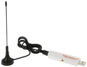 Mini Digital USB 2.0 Dual Module DVB Analog TV Stick, Support FM + AV + DVB-T / T2 / C