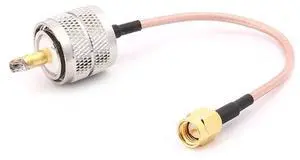 15cm UHF Male to SMA Male Pigtail Cable RF Coaxial Cable