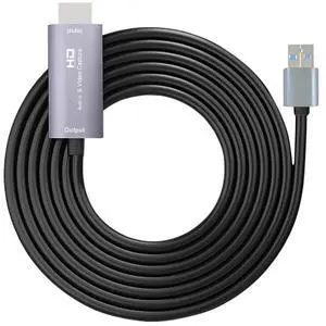 Z36 HDMI Male to USB Male HD Video Capture Card, Cable Length: 2m