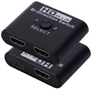 2 In 1 Out 4K HD Video Bi-Direction HDMI Switcher 2 In 1 Out 4K HD Video Bi-Direction HDMI Switcher