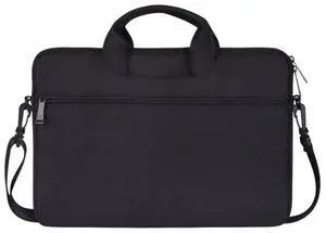ST01S Waterproof Oxford Cloth Hidden Portable Strap One-shoulder Handbag for 14.1 inch Laptops (Black)