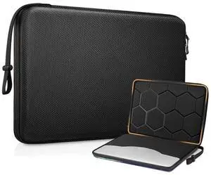 Hard Shell Computer Bag Anti-fall Anti-pressure Sleeve Bag 13-13.3 inch (Black)