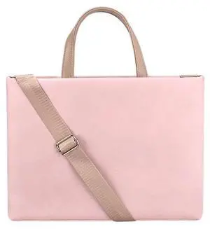 PU Waterproof Laptop Handbag Crossbody Bag for 13.3 inch Laptops (Pink) PU Waterproof Laptop Handbag Crossbody Bag for 13.3 inch Laptops (Pink)