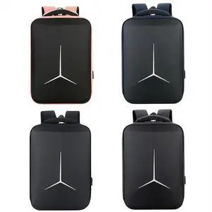 Multifunctional Waterproof Business Sports Laptop Backpack with USB Port 15 inch (Pink)