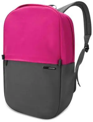 POFOKO XY Series 13.3 inch Fashion Color Matching Multi-functional Backpack Computer Bag, Size: S (Rose Red)
