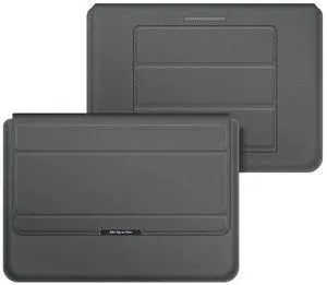 4 in 1 Universal Laptop Holder PU Waterproof Protection Wrist Laptop Bag, Size: 17 inch (Grey)