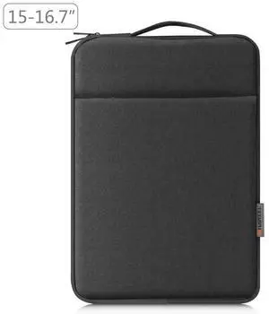 HAWEEL Laptop Sleeve Case Zipper Briefcase Bag with Handle for 15-16.7 inch Laptop (Black)