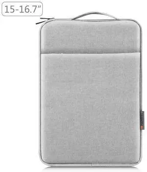 HAWEEL Laptop Sleeve Case Zipper Briefcase Bag with Handle for 15-16.7 inch Laptop (Grey)