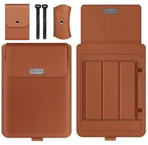 A2 4 in 1 Computer Bracket Liner Bag Storage Bag, Size:11/12 inch 11/12 inch (Brown)