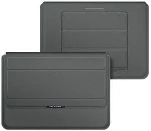 4 in 1 Universal Laptop Holder PU Waterproof Protection Wrist Laptop Bag, Size:11/12inch(Red) 11/12inch (Grey)