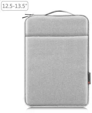 HAWEEL Laptop Sleeve Case Zipper Briefcase Bag with Handle for 12.5-13.5 inch Laptop (Grey) HAWEEL Laptop Sleeve Case Zipper Briefcase Bag with Handle for 12.5-13.5 inch Laptop (Grey)