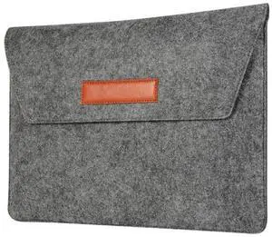 Felt Liner Bag Computer Bag Notebook Protective Cover For 15 inch For 15 inch (Black)