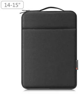 HAWEEL Laptop Sleeve Case Zipper Briefcase Bag with Handle for 14-15 inch Laptop (Black)